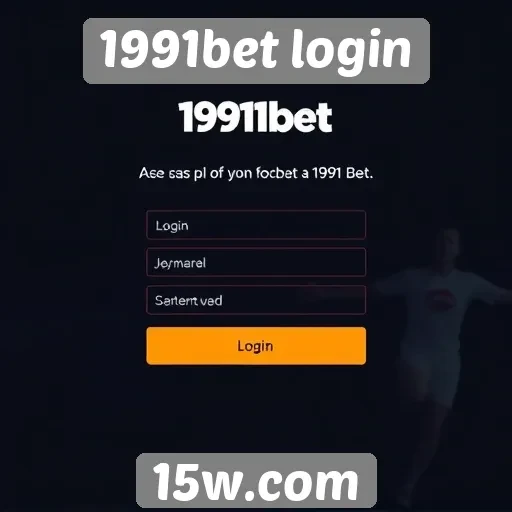 Facilidade de acesso ao login do 1991bet